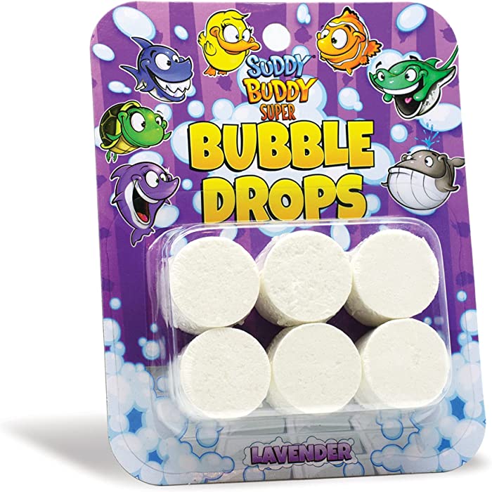 Zompers Suddy Buddy Refills | Bubble Bath Bombs for Toddlers | A Fun & Bubbly Bath That Kids Enjoy (6 Count)