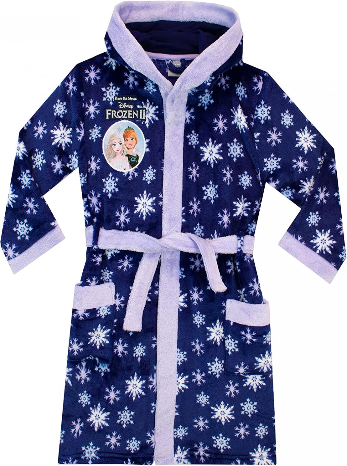 Disney Girls Frozen Anna and Elsa Dressing Gown