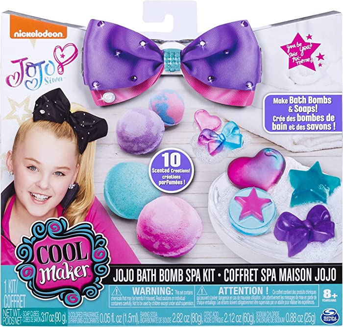 Cool Maker - JoJo Siwa Bath Bomb and Soap Spa Kit, for Ages 8 and Up