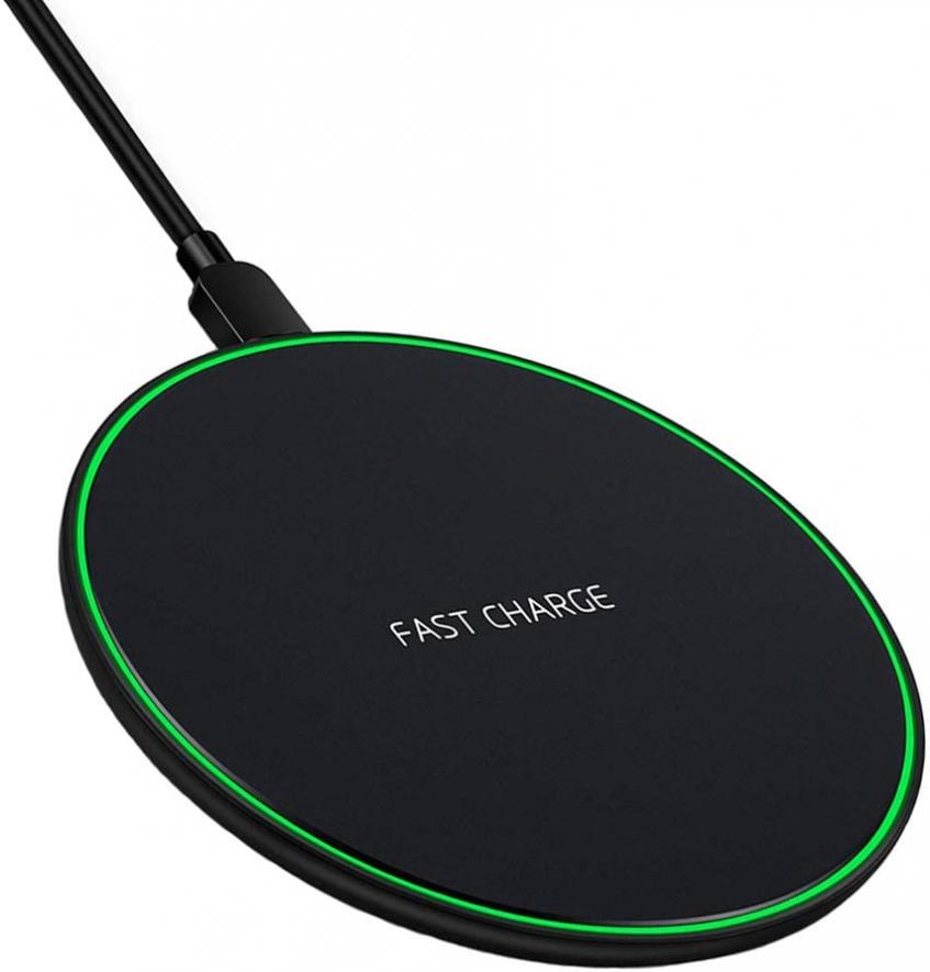 10W Wireless Charger for Samsung Galaxy S22 S21 S20 S10+ S10 Plus S9+ S9 S8 S8+ S7 S6 Edge; Note 20, Note 10, Note 9, Note 8 Fast Wireless Charging Pad Station Qi-Certified