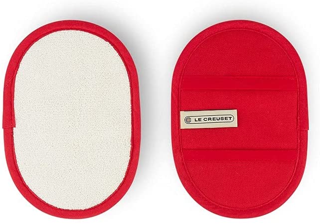 Le Creuset Fingertip Potholder, Cherry,Set of 2