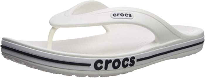 Crocs Men's and Women's Bayaband Flip Flop | Casual Flip Flops | Shower Shoes