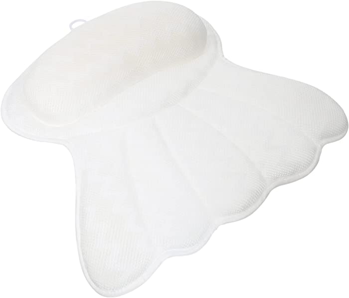 Bath Pillow Bathtub Spa Pillows: Tub Neck Shoulder Back Rest Support Air Mesh Suction Cups Pillow 40x36cm