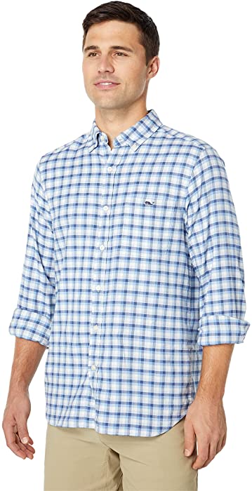 Vineyard Vines Plaid Island Twill Shirt