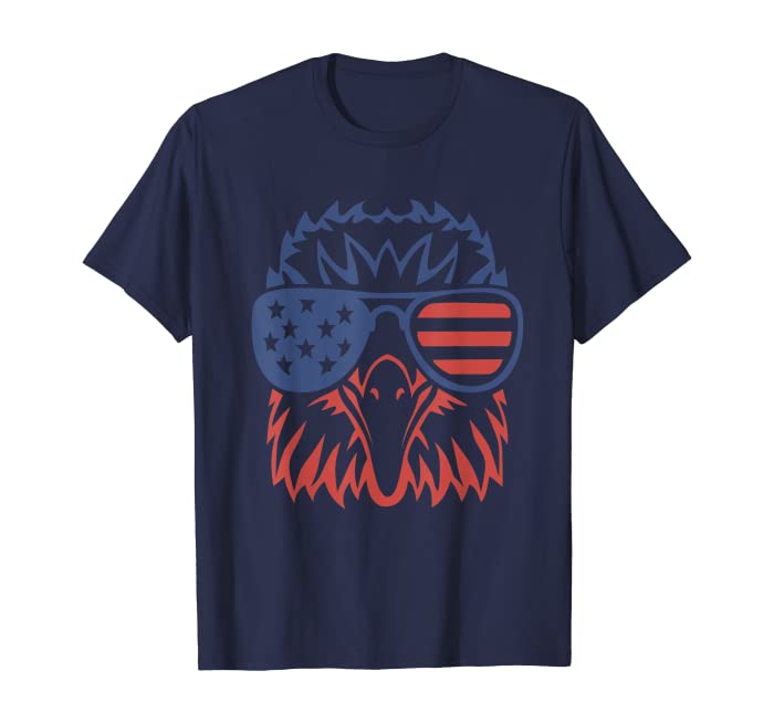 Patriotic Eagle T-Shirt 4th of July USA American Flag Tshirt T-Shirt