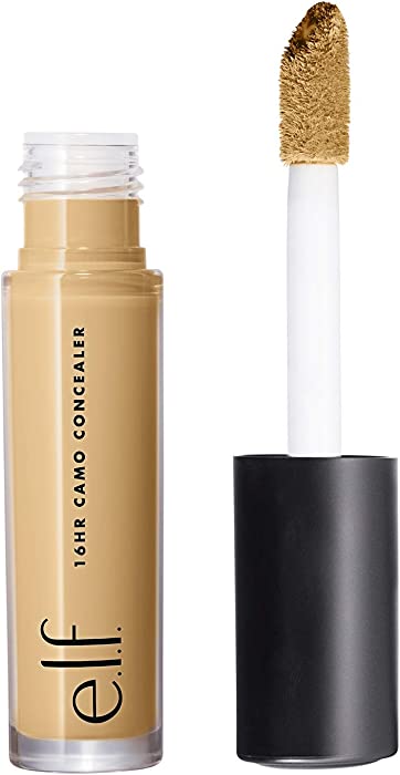 e.l.f. 16HR Camo Concealer, Full Coverage & Highly Pigmented, Matte Finish, Tan Sand, 0.203 Fl Oz (6mL)