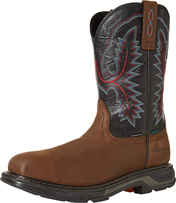 ARIAT Men's Workhog Xt Wide Square Waterproof Carbon Toe Work Boot