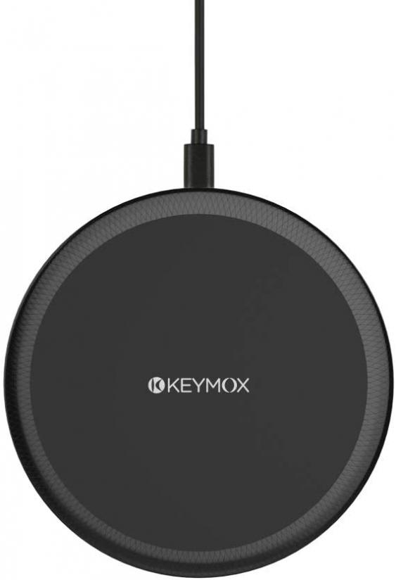 Wireless Charger, KEYMOX 5W charger compatible with all QI-Enable Devices Including iPhone 12/12 Mini/12 Pro Max /11 Pro,AirPods, Galaxy S20,S10, Note 10 (No AC Charger)