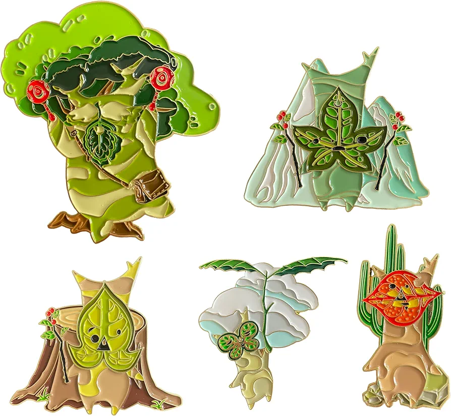 BOTW Korok Refrigerator Magnets - Ideal Magnets for Refrigerator and Dry Erase Boards - Cute Kids Room or Gamming Room or Locker Decor - Decorative Magnets for Refrigerator (A Set)