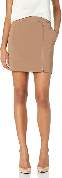 Theory Women's Zip Mini Skirt