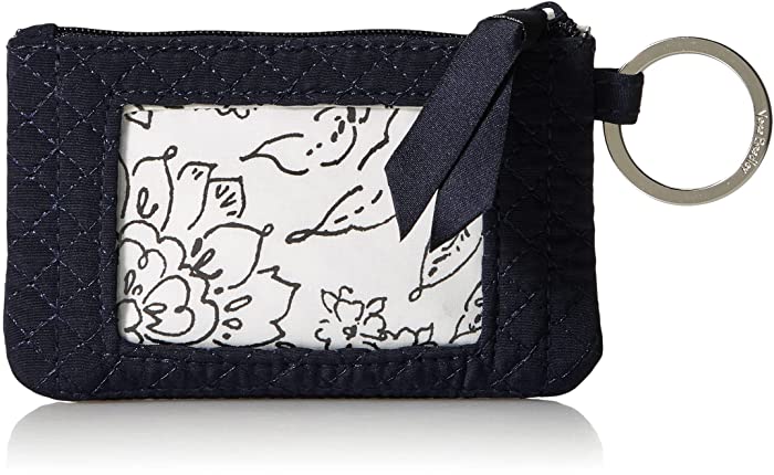 Vera Bradley Women's Microfiber Zip Id Case Wallet