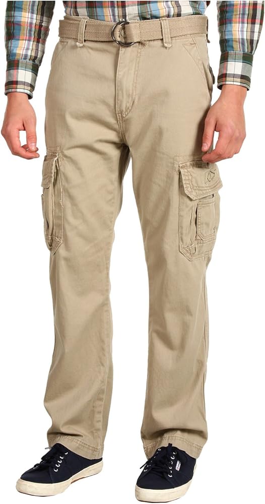 UNIONBAY Men's Survivor Iv Relaxed Fit Cargo Pant-Reg and Big and Tall Sizes