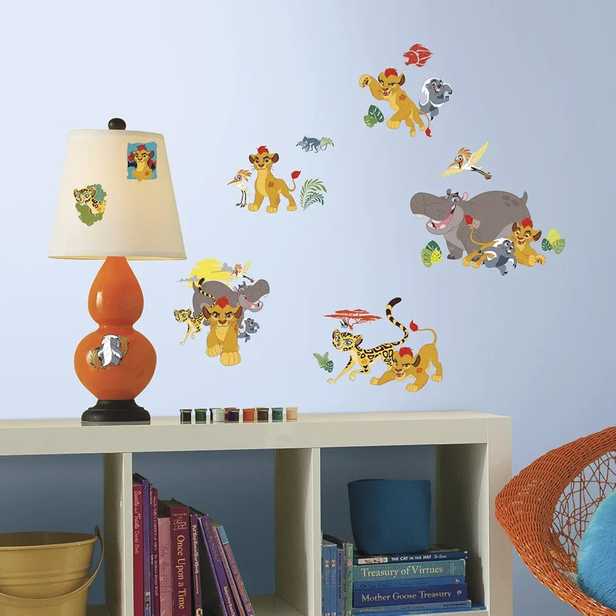 RoomMates Disney Lion Guard Peel and Stick Wall Decals by RoomMates, RMK3174SCS