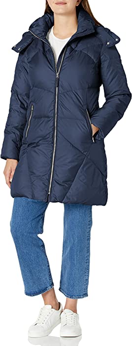 Cole Haan Women's Hooded Essential Down Coat