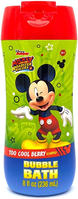 Disney Mickey Mouse Bubble Bath 8 oz - Too Cool Berry Scent and Non Toxic Parabens & BPA Free