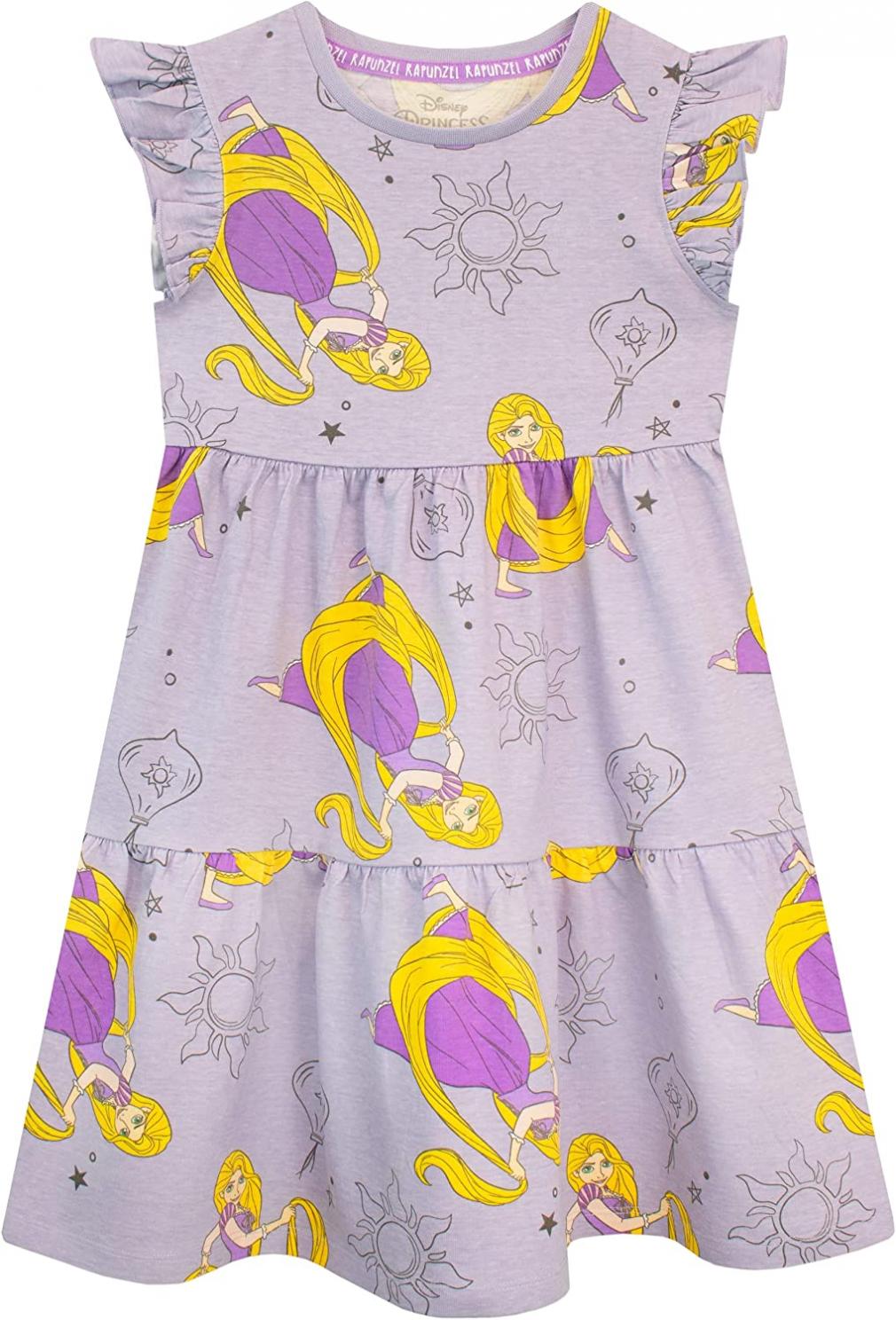 Disney Girls Tangled Princess Rapunzel Dress