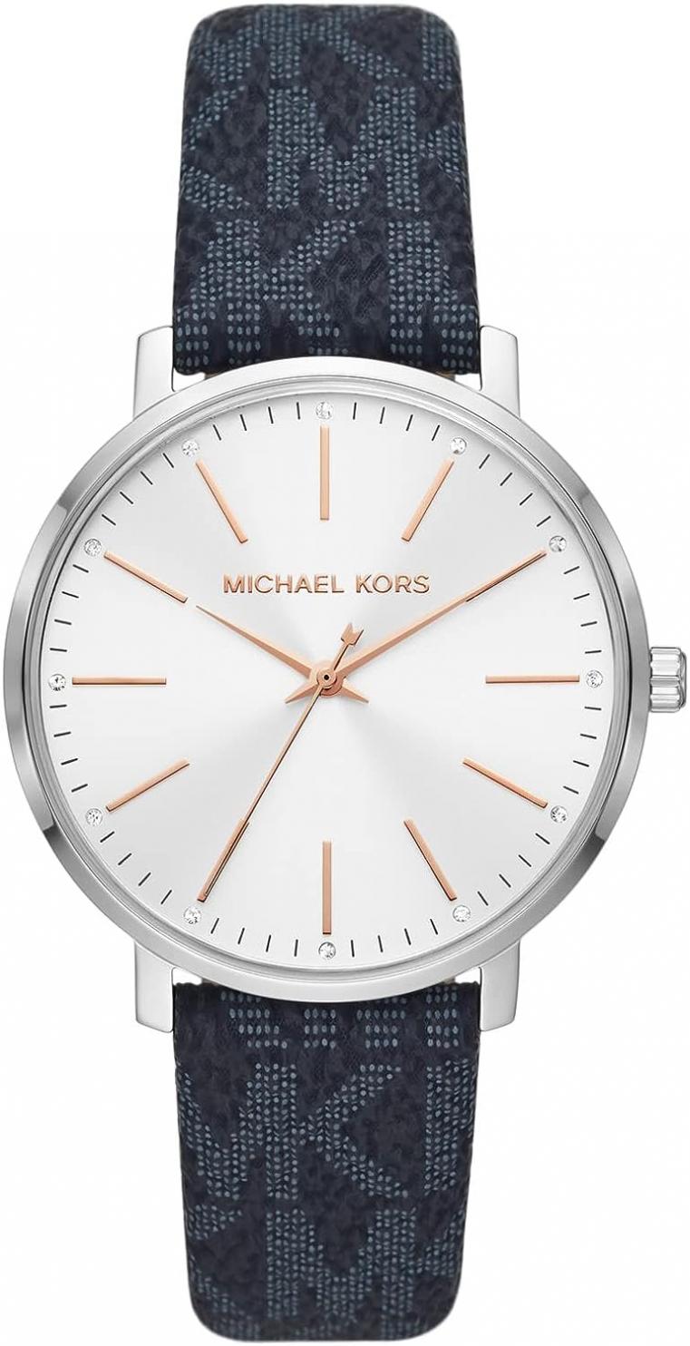 Michael Kors Pyper Three-Hand Navy PVC Watch (Model: MK7244)