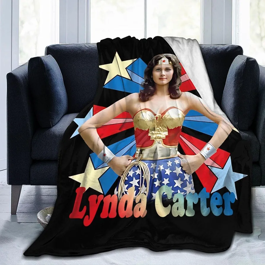 Lynda Music Carter Fleece Blanket Throw Blanket Warm Blankets Bed Throw Lightweight Cozy for Bed Living Room for All Seasons Nap Blanket 60""x50""