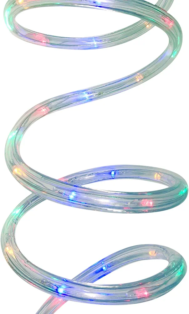 Brite Star 12 Ft LED Multicolor Rope Light - Connectable for Indoor and Outdoor Decor - Perfect for Christmas Decorations, Bedroom, Party, Patio, Deck Lighting - Waterproof Outdoor Lighting