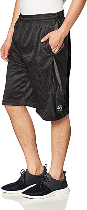 Southpole Men's Basic Basketball Mesh Shorts