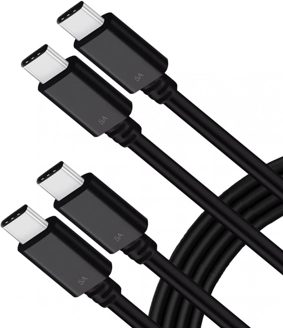 Samsung USB C to USB C Cable [3.3ft, 2-Pack],100W/5A Super Fast Charging 2.0 Cord for Samsung Galaxy S22 S22+ S22Ultra S21 S21+ S21Ultra Note20/20+ S10,Galaxy Tab S7 S7+ S8 S8+ S8 Ultra and More