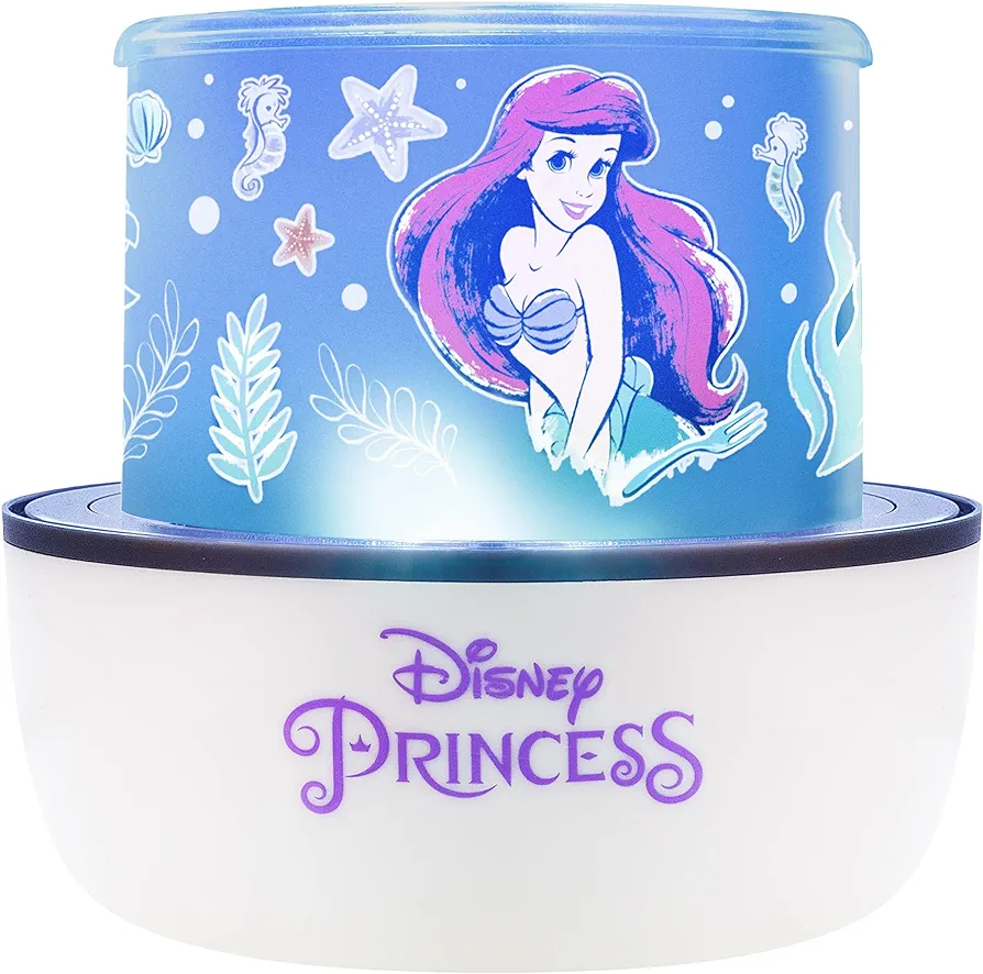 Disney Projector Night Light - Disney Princess Scenes, Ariel Rapunzel Cinderella & Mulan Night Light and Decoration for Girls Bedroom Walls and Ceiling