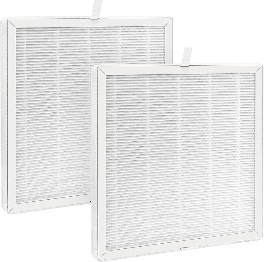 E-300L Replacement Filter Compatible with MOOKA and MOOKA FAMILY E-300L Air Purifier for Large Room, H13 True HEPA Filter, 3-Stage Filtration System, 2 Pack