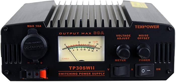 TekPower TP30SWII 30 Amp DC 13.8V Analog Switching Power Supply with Noise Offset