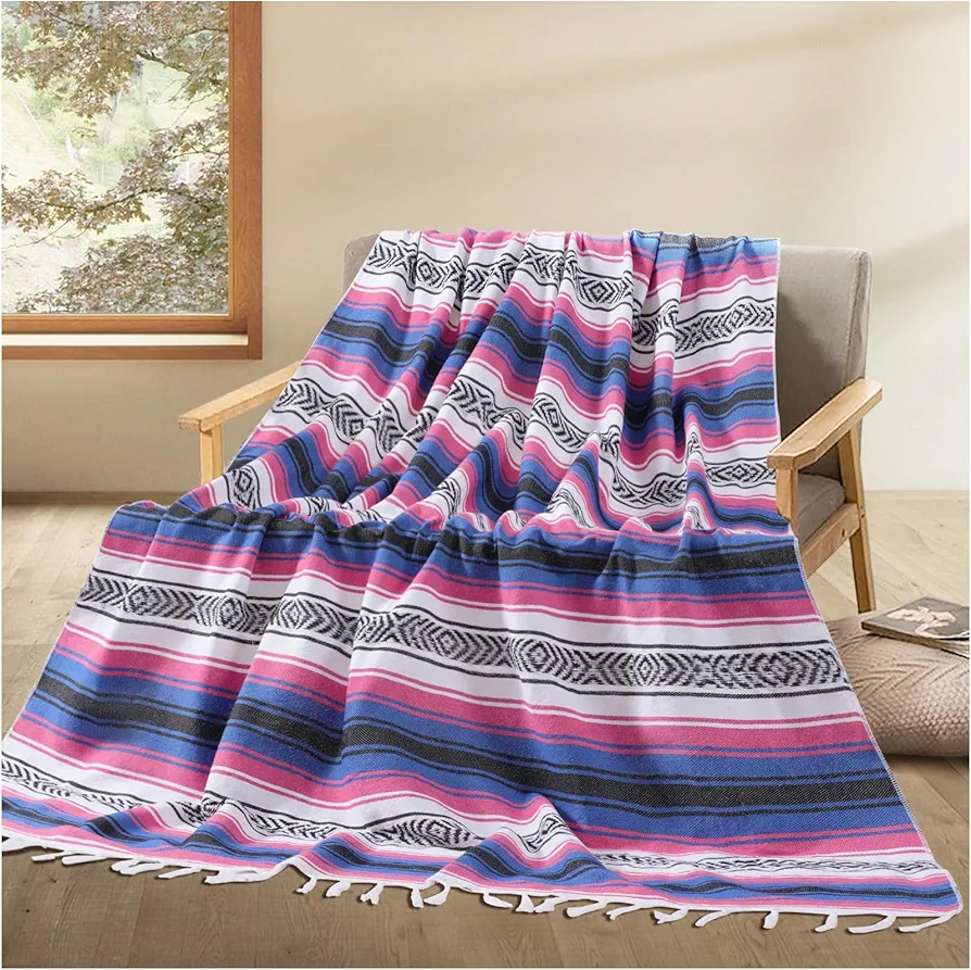 Soft Cotton Boho Throw Blanket Bedroom Decor Aesthetic Bed Blanket Living Room Accessories Sofa Couch Hammock Chair Lawn Patio Outdoor Wester Home Decoration Full Queen King Size Apartment Essential