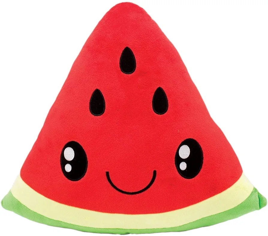 Scentco Smillows - Gourmet Scented Stuffed Plush Pillows (Watermelon) - Accent, Throw, Decorative Pillows - Kids Room Decor, Gift for Kids