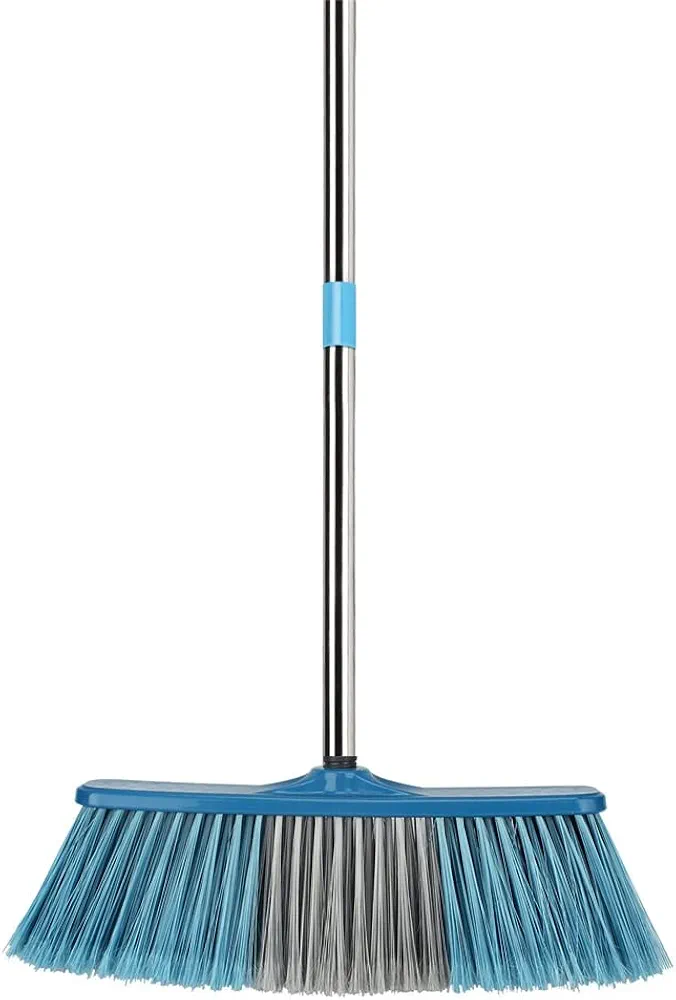 Big Floor Cleaning Broom Adjustable Long Handle Stiff Bristle Grout Brooms Scrubber for Cleaning Outdoor Courtyard