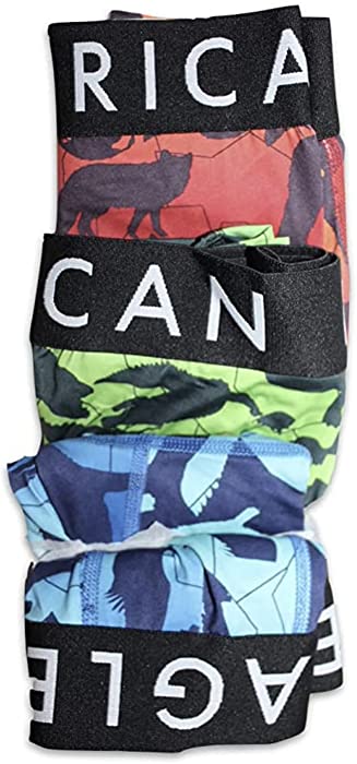 American Eagle Men's AEO 3-Pack 6" Flex Boxer Brief (X-Large XL Extra Large) AE Mens Briefs Underwear