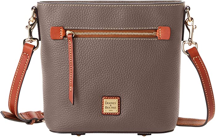 Dooney & Bourke Pebble Leather Small Zip Crossbody Bag