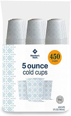 Member Marks Printed Paper Bath Cold Cup( 3 Oz,5 Oz, 9OZ) (5 oz., 450 ct), White