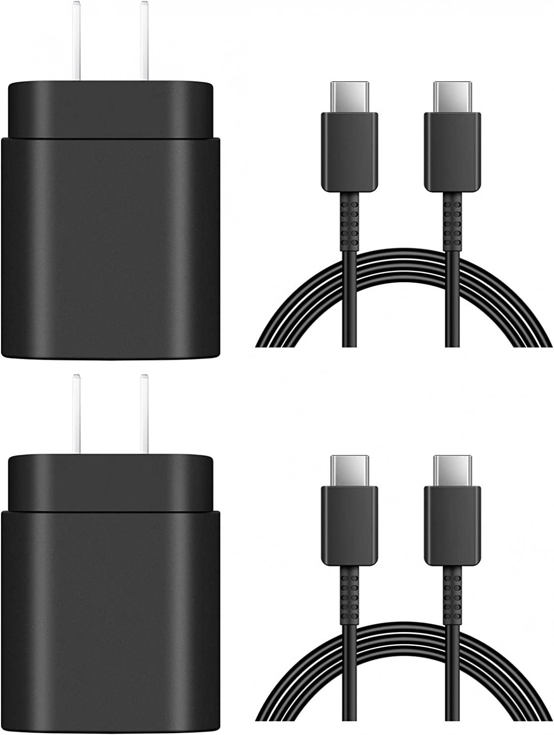 Samsung Fast Charger 25W Type C Charger Super Fast Wall Charger for Galaxy S22 S21 S21+/S21 Ultra/S20/S20+/S20 Ultra/Note 20/Note 20 Ultra/Note 10/Note10+