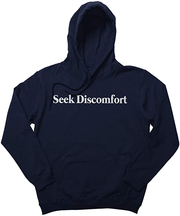 Yes Theory Merch Seek Discomfort T-Shirt,Long Sleeve - Crewneck Sweatshirt - Hoodie Sweatshirt - Merch Merchadise Clothes Apparel for Kids Men Women