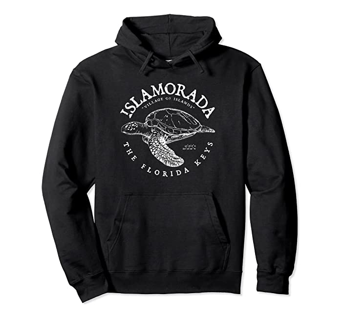 Islamorada Florida Keys Scuba Diving Turtle Village Islands Pullover Hoodie