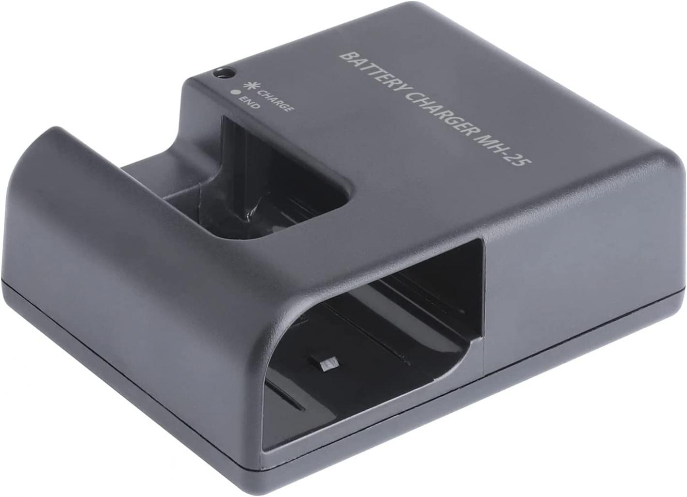 MH-25 Quick Charger for Nikon Battery: MH-25a EN-EL15 EN-EL15a EN-EL15b EN-EL15c EP-5B D500 D600 D610 D750 D780 D800 D800E D810 D810A D850 D7000 D7100 D7200 D7500 Coolpix Z5 Z6 Z6 II Z7 Z7II V1 1 V1