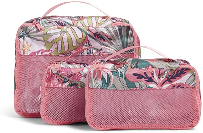 Vera Bradley Women's Recycled Lighten Up ReActive Packing Cube Set