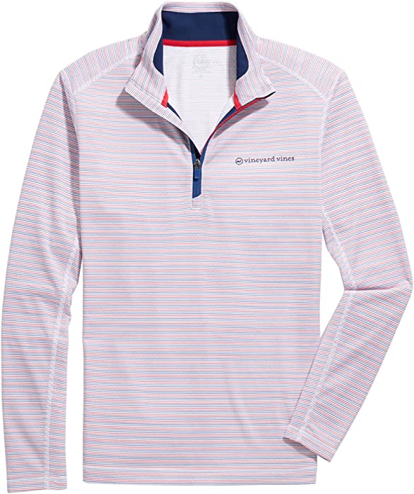 vineyard vines Men's Sankaty Quarter Zip Pullover