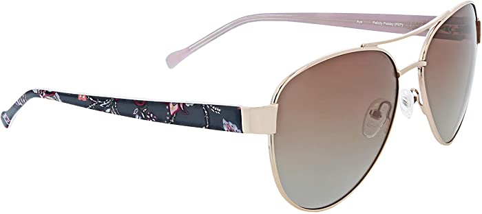 Vera Bradley Women's Aya Aviator Sunglasses