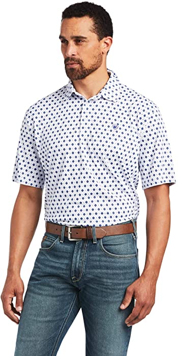 ARIAT Men's All Over Print Polo