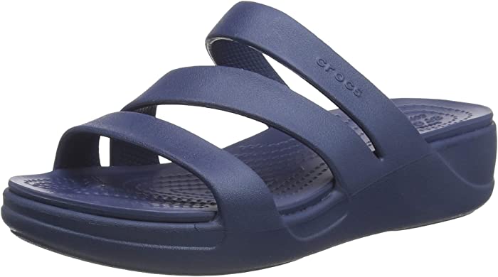 Crocs Women's Monterey Strappy Wedge | Wedge Sandals for Women