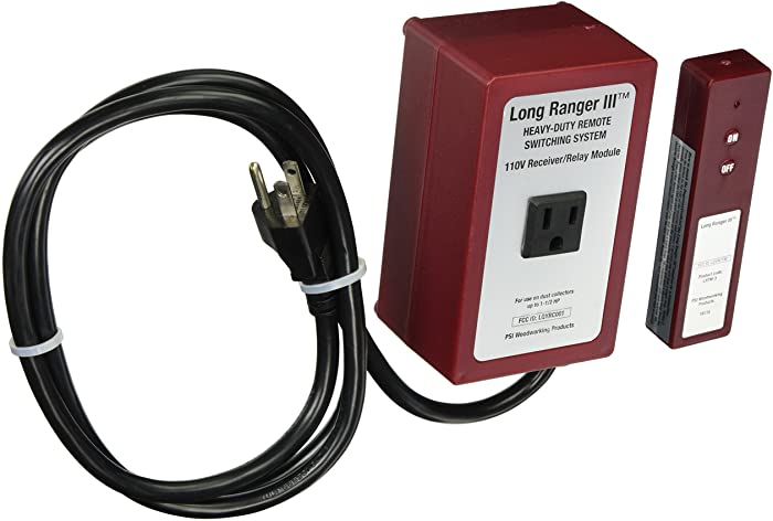 PSI Woodworking LR110-3 Long Ranger III 110V Remote Dust Collector Starter Switch