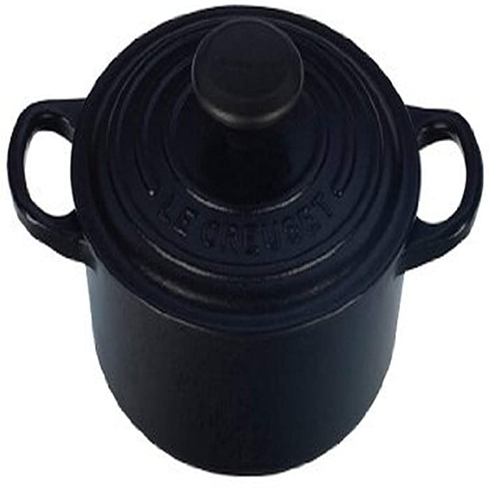 Le Creuset Enameled Cast Iron Signature Round Dutch Oven, 1 qt., Licorice