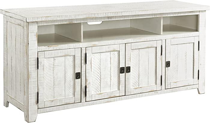 Martin Svensson Home Nantucket 65" TV Stand, Antique White