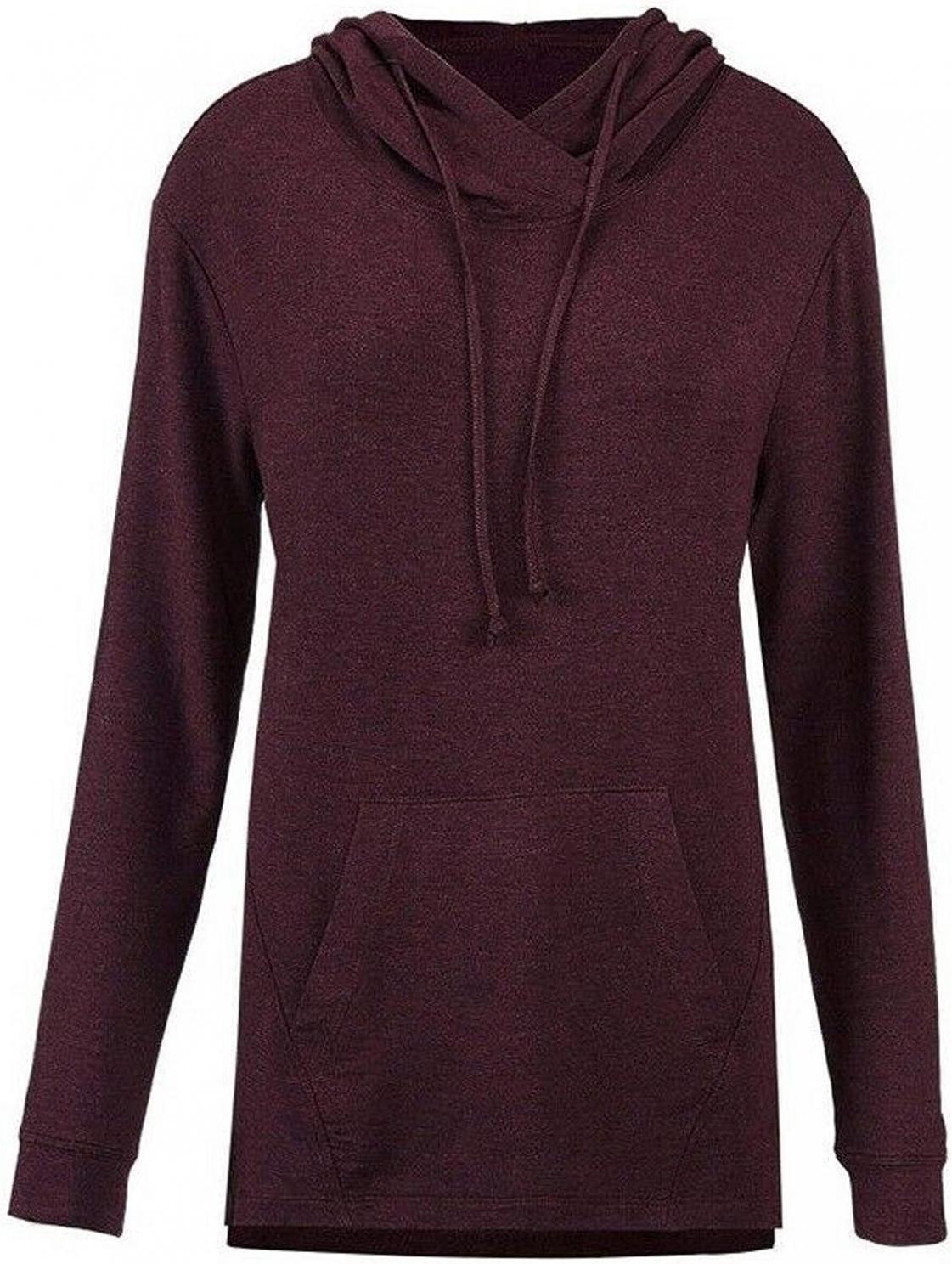 cabi Hype Burgundy Hoodie