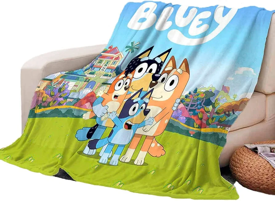 50"x 40" Blanket for Kids - Cartoon Throw Blanket Flannel for Bed Couch Living Room