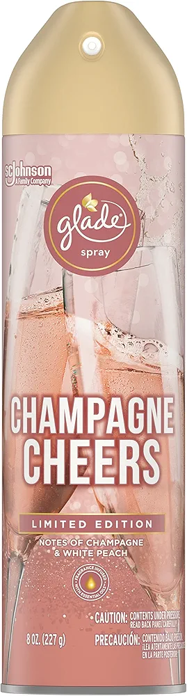 Glade Air Freshener, Room Spray, Champagne Cheers, 8 Oz