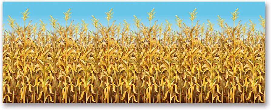 Beistle Decorative Cornstalks Backdrop